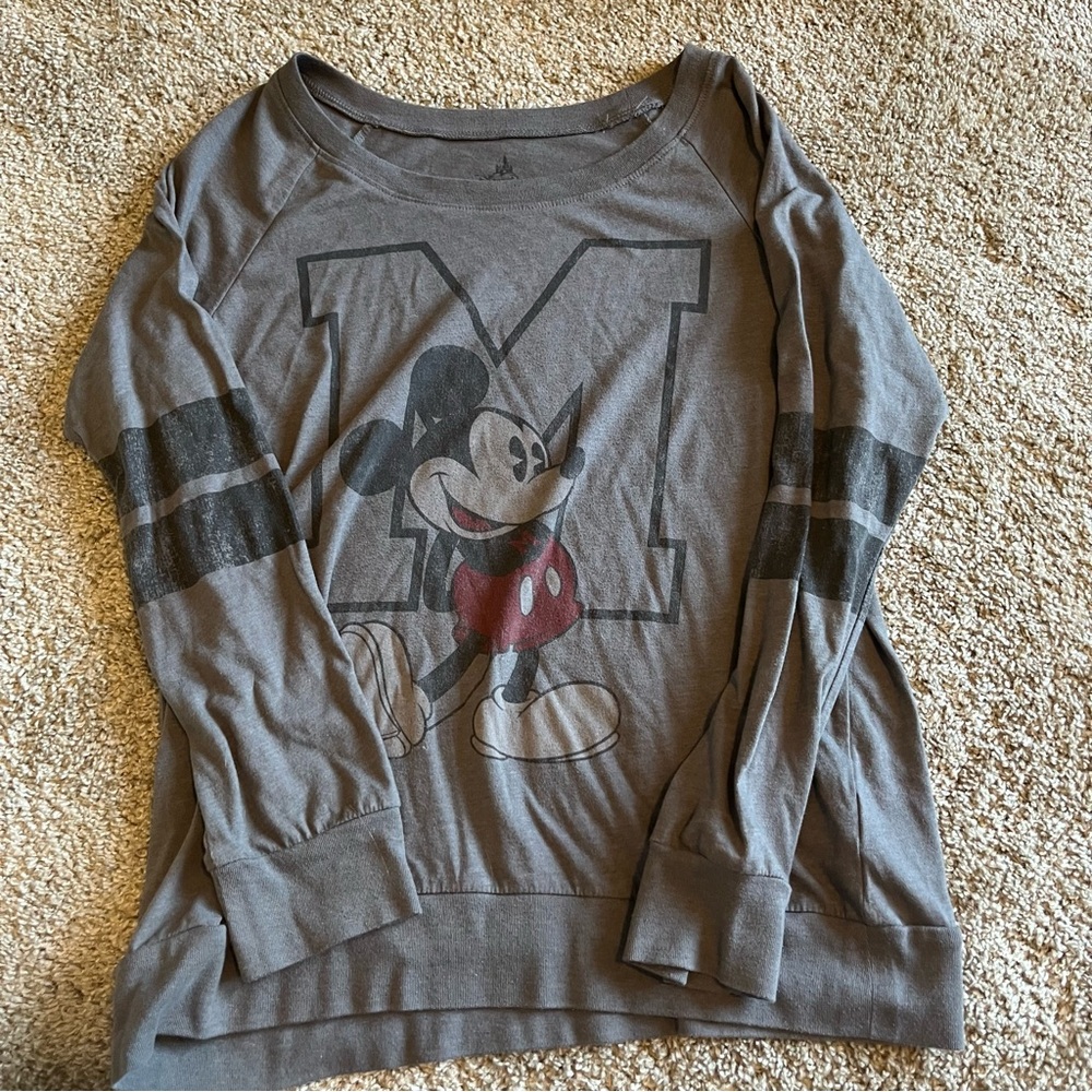 Mickey Mouse Disney Parks baseball t-shirt